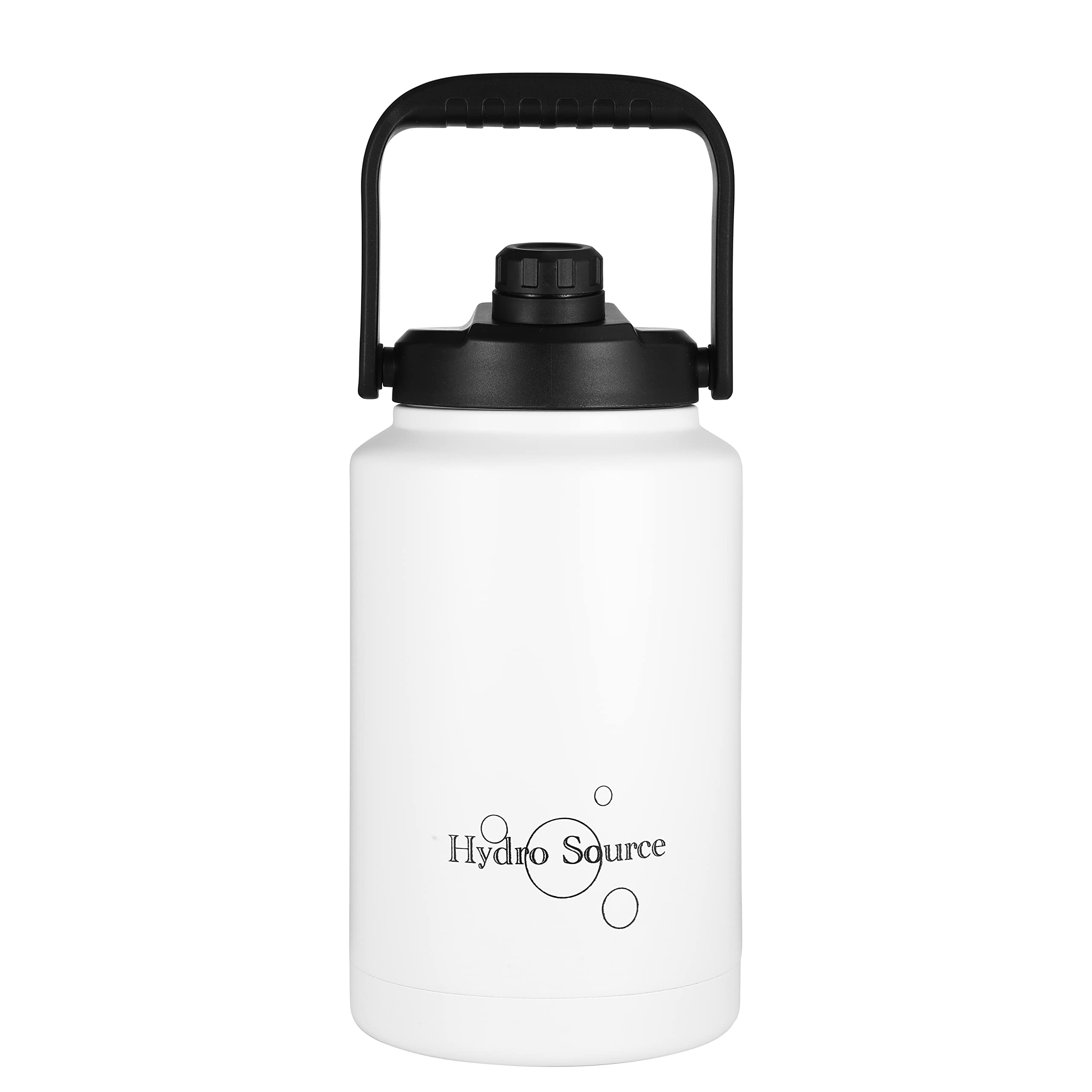 Hydro Source 1 gallon hydro jug. 128 oz, stainless steel, leak proof