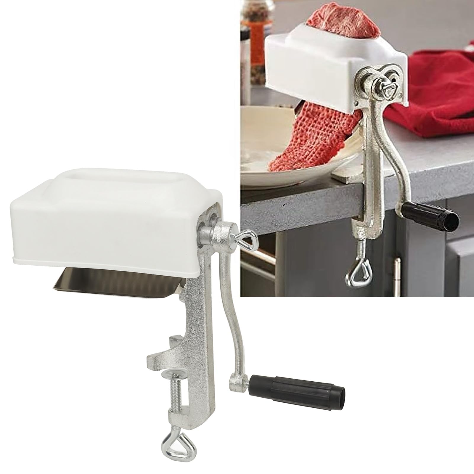 Generic Cuber Batticarne con Pinza per Preparare Facilmente la Carne e Migliorare il Sapore per gli Amanti del Barbecue in un Design Resistente