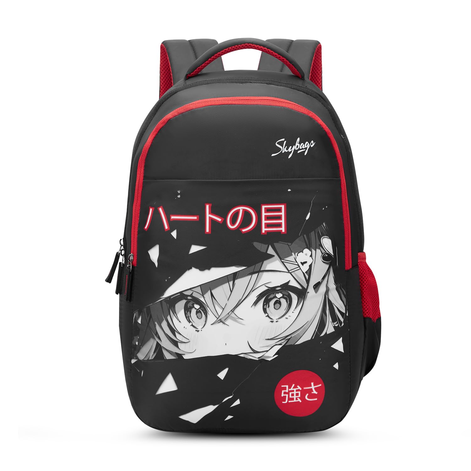Kyro 01 Samurai 28 Liters Premium Polyester Fabric School Backpack for Kids with Multiple Compartments and Adjustable Strap - Boys & Girls-image-1