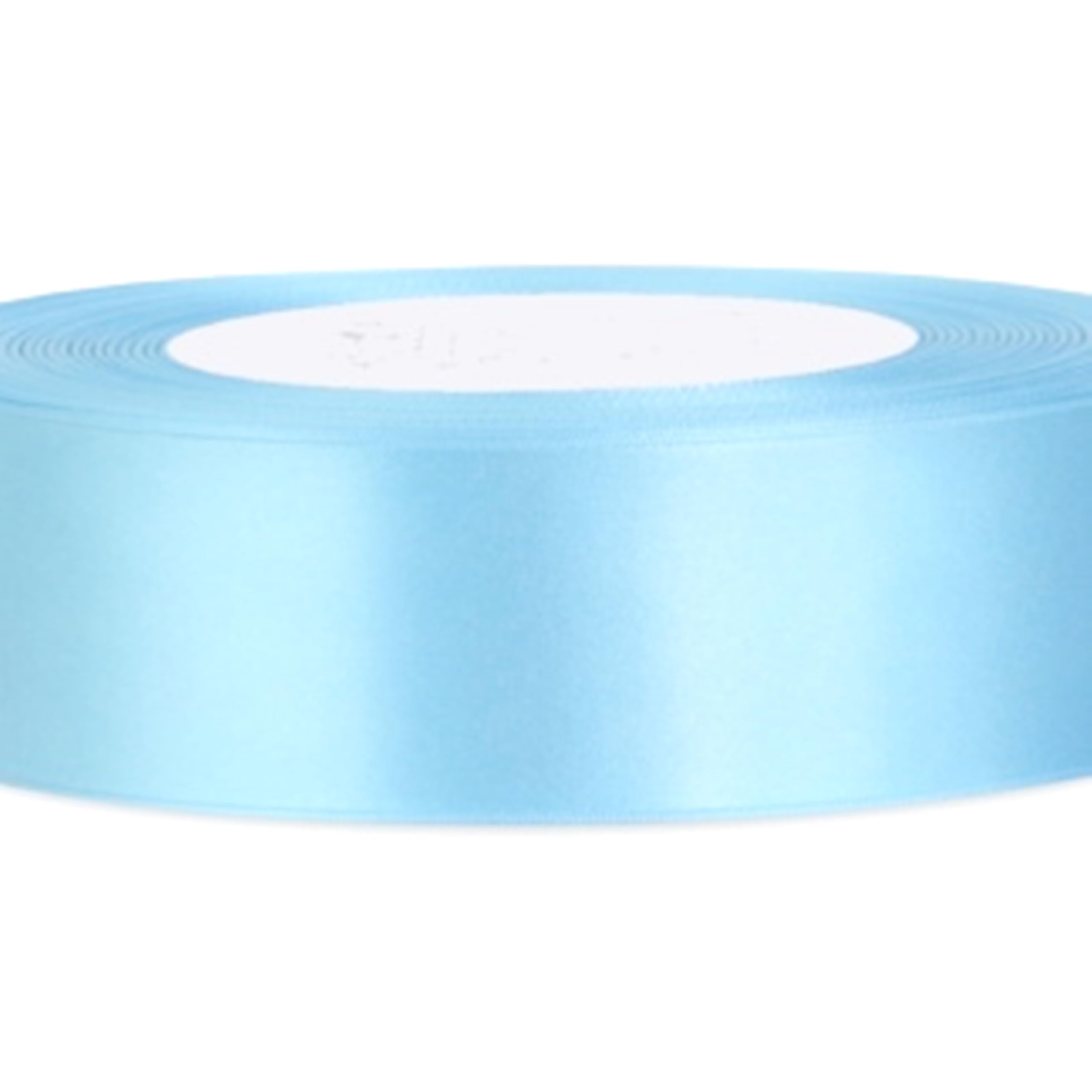 Double Faced Satin Ribbon -23 Metre, Perfect for Wedding, Gift Wrapping, Bow Making & Other Projects (25mm X 23 Metres, Light Blue) โ image 1