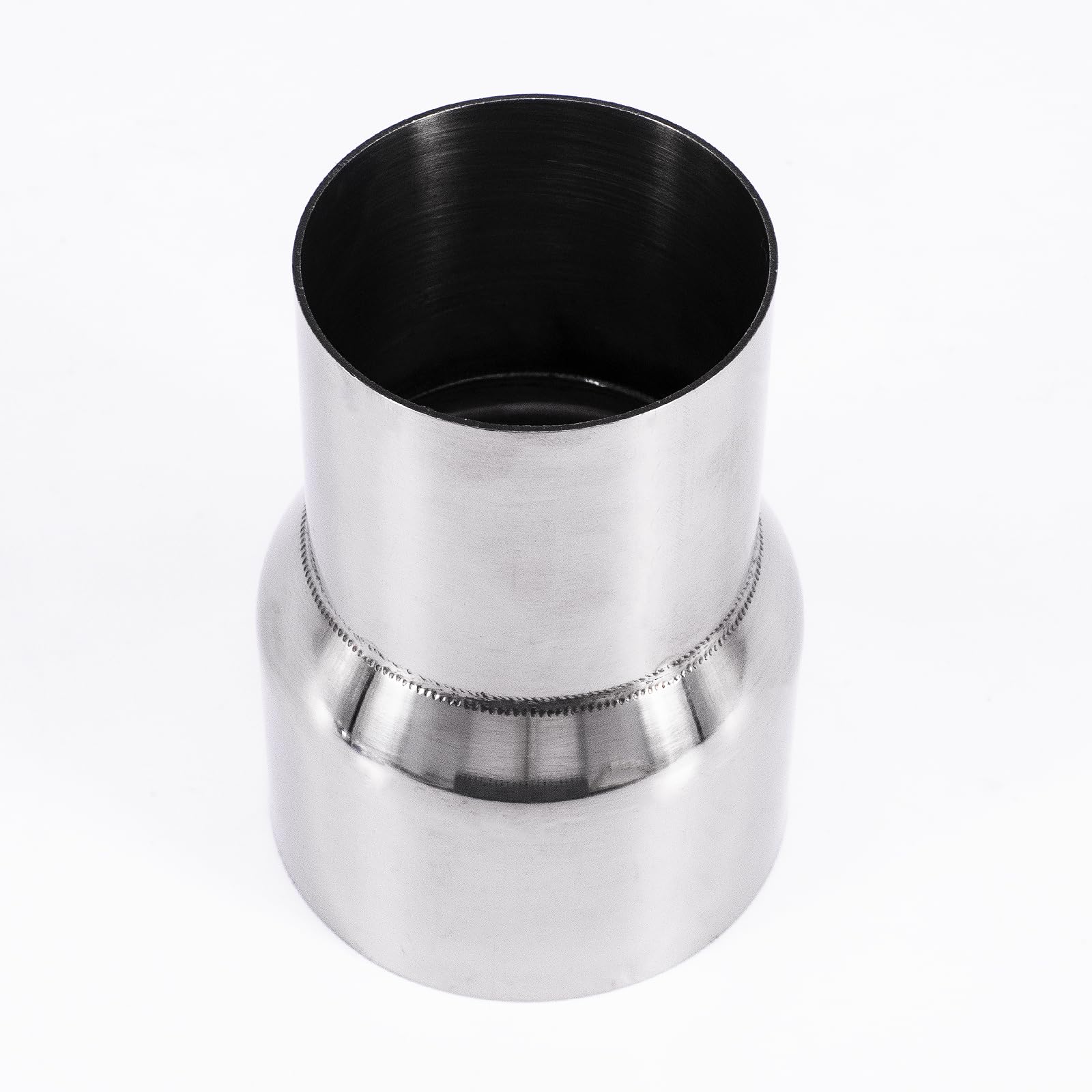 Adattatore per tubo di scarico Tubo di collegamento in acciaio inox per connettore di scarico Riduttore Dilatatore Modifica dei tubi di scarico dell'auto (54mm-66mm)
