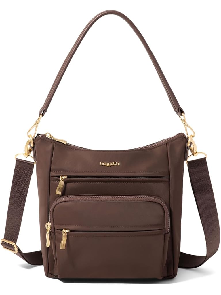 Brown Baggallini Nolita Convertible Crossbody