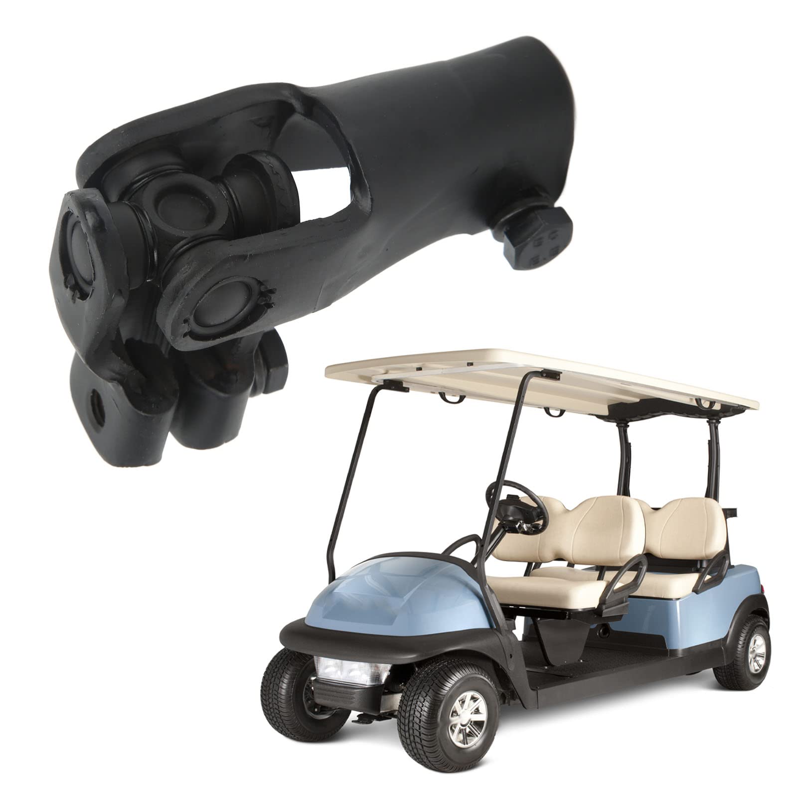 Keenso Ensamblaje de Yugo Inferior de Dirección de Aleación de Metal Duradero 103810201 para Carros Eléctricos de Gas Precedente de Club Car 2004 Up