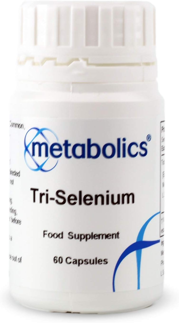 Tri-Selenium Complex Capsules - Contains Three Forms of Selenium, Sodium Selenate, Methylseloncysteine & L Selenomethione | Vegan Selenium Supplement 196mcg