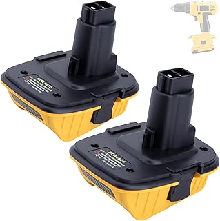 2 Pack DCA1820 Adapter Compatible with Dewalt 20V MAX Battery to Replacement for DeWalt 18V XRP Battery, 18V to 20V Battery Adapter Compatible with Dewalt 18V NiCad Tools
