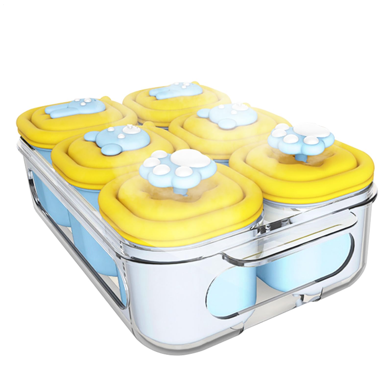 Organisateur de lait maternel en silicone avec textures antidérapantes durables