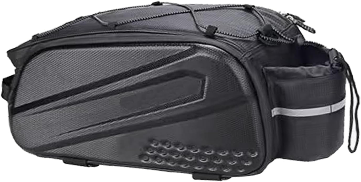 PHILODO E Bike Rear Rack Bag, Trunk Bag, Large Capacity Water-Resistant(Black)