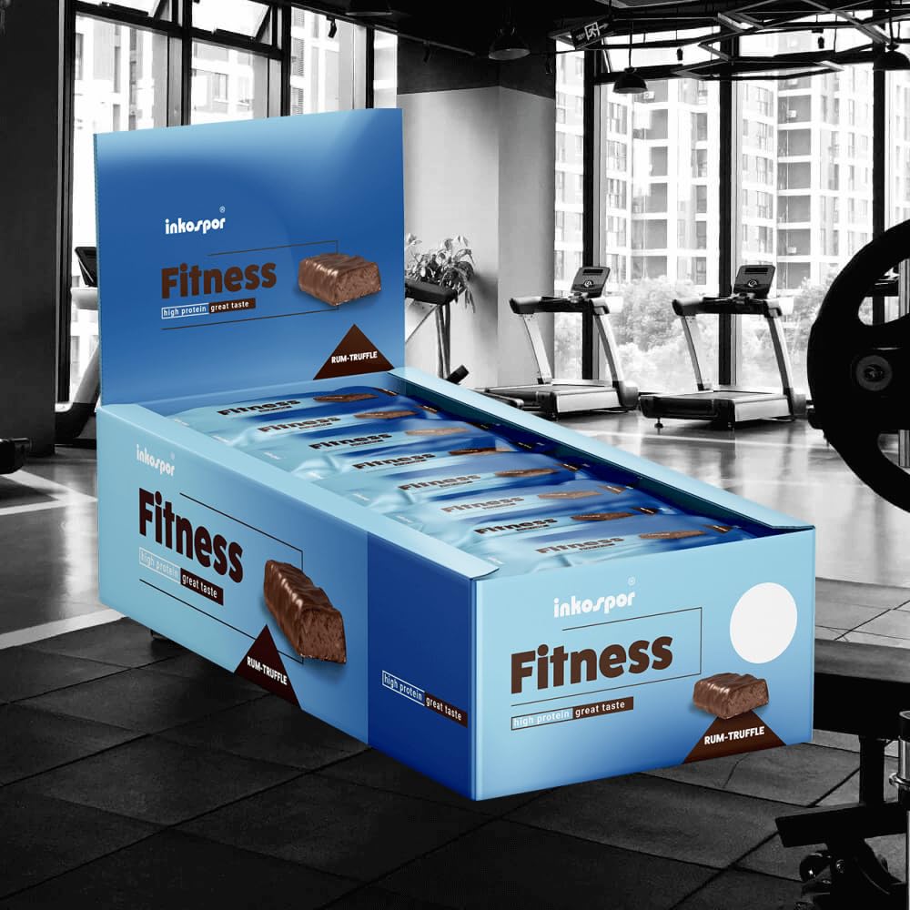 Barre enrobé Active Fitness d'Inko - 24 x 35 g,