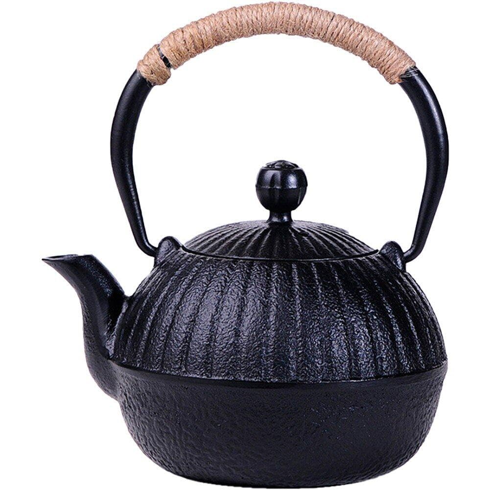 Théière japonaise en fonte Hrippy, bouilloire d'exception de grande capacité
