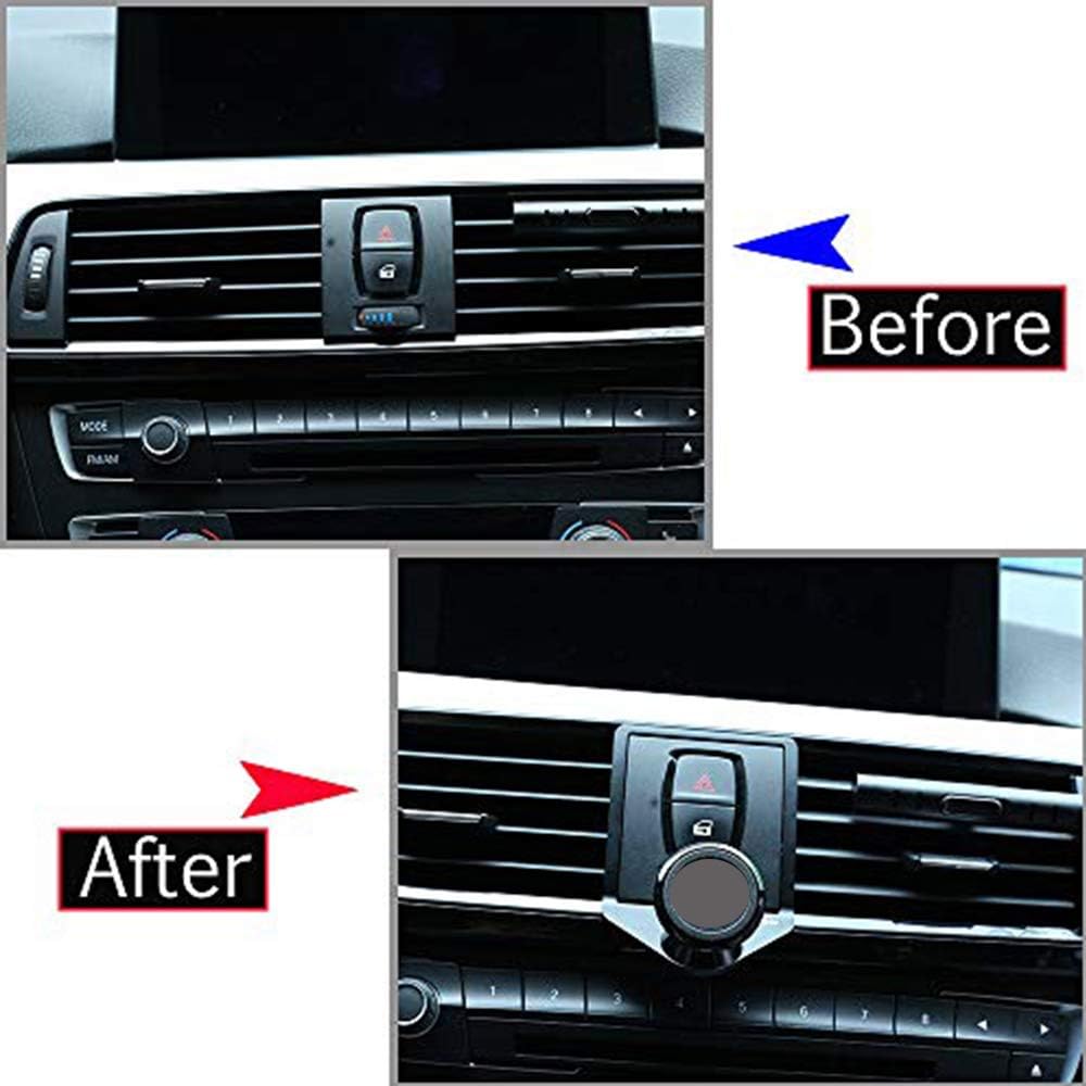 DIYUCAR Car Air Vent Phone Holder for F22 F23 F30 F31 F34 F32 F33 F34 F35 F36 F80 F82 M4 2013-2019 with M Logo Black - Image 3