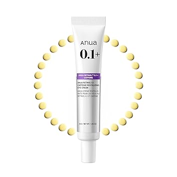 Anua Retinol 0.1 Caffeine Revitalizing Eye Cream, 1.05 fl. oz.