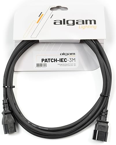 Algam Lighting Patchkabel IEC-Stromkabel 1 mm² - 3 m
