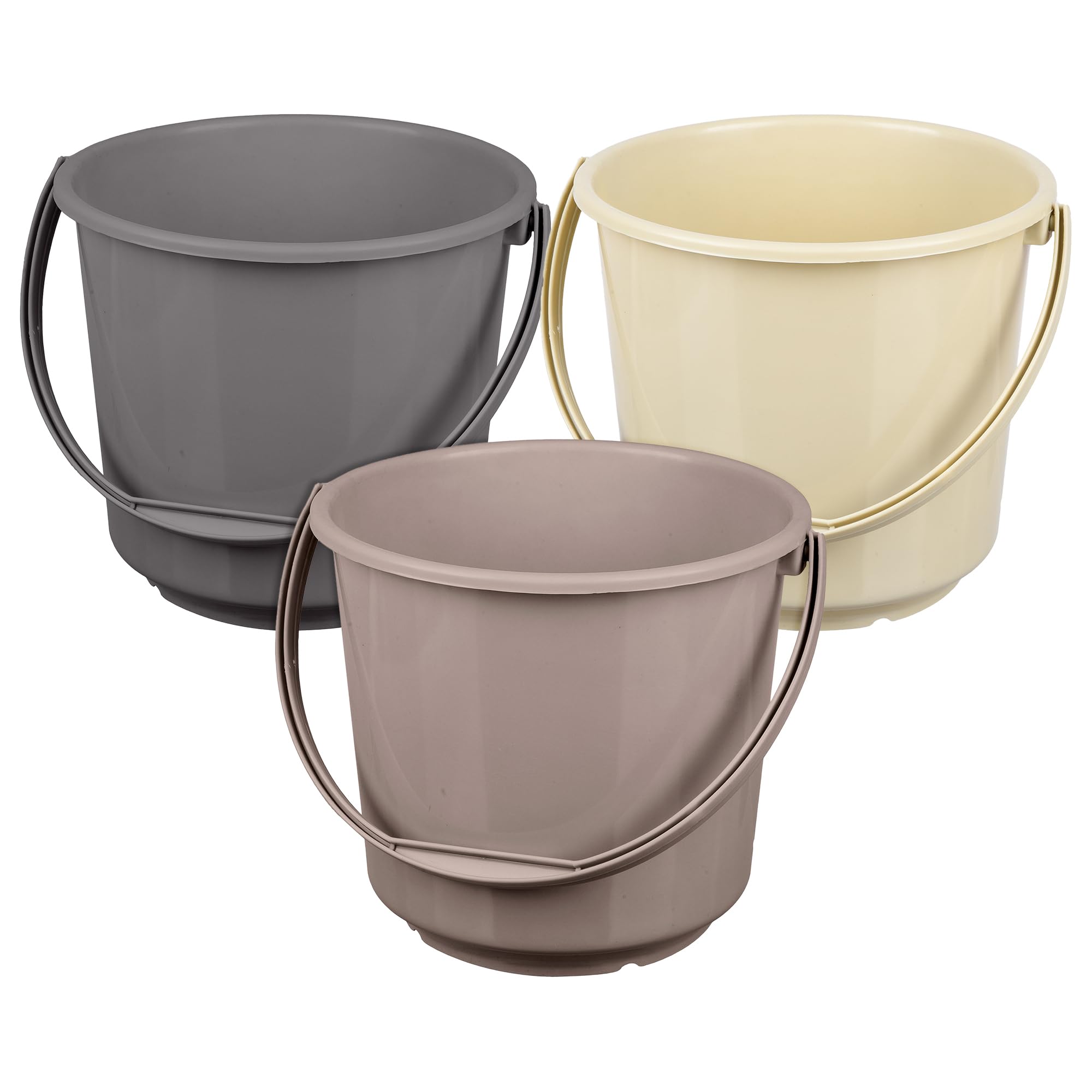 Kuber Industries Bucket | Plastic Bucket for Mopping | Storage Container Bucket | Water Storage Bucket | Plain Bucket | 5 LTR | Pack of 3 | Multi (B0CW3G1VGN) Amazon Price History, Amazon Price Tracker
