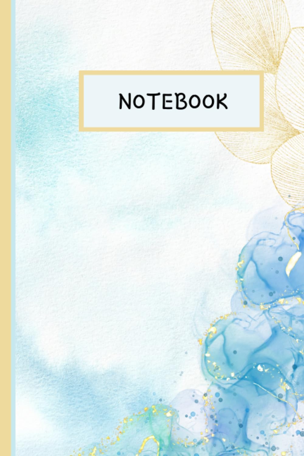Notebook: Golden Bubble