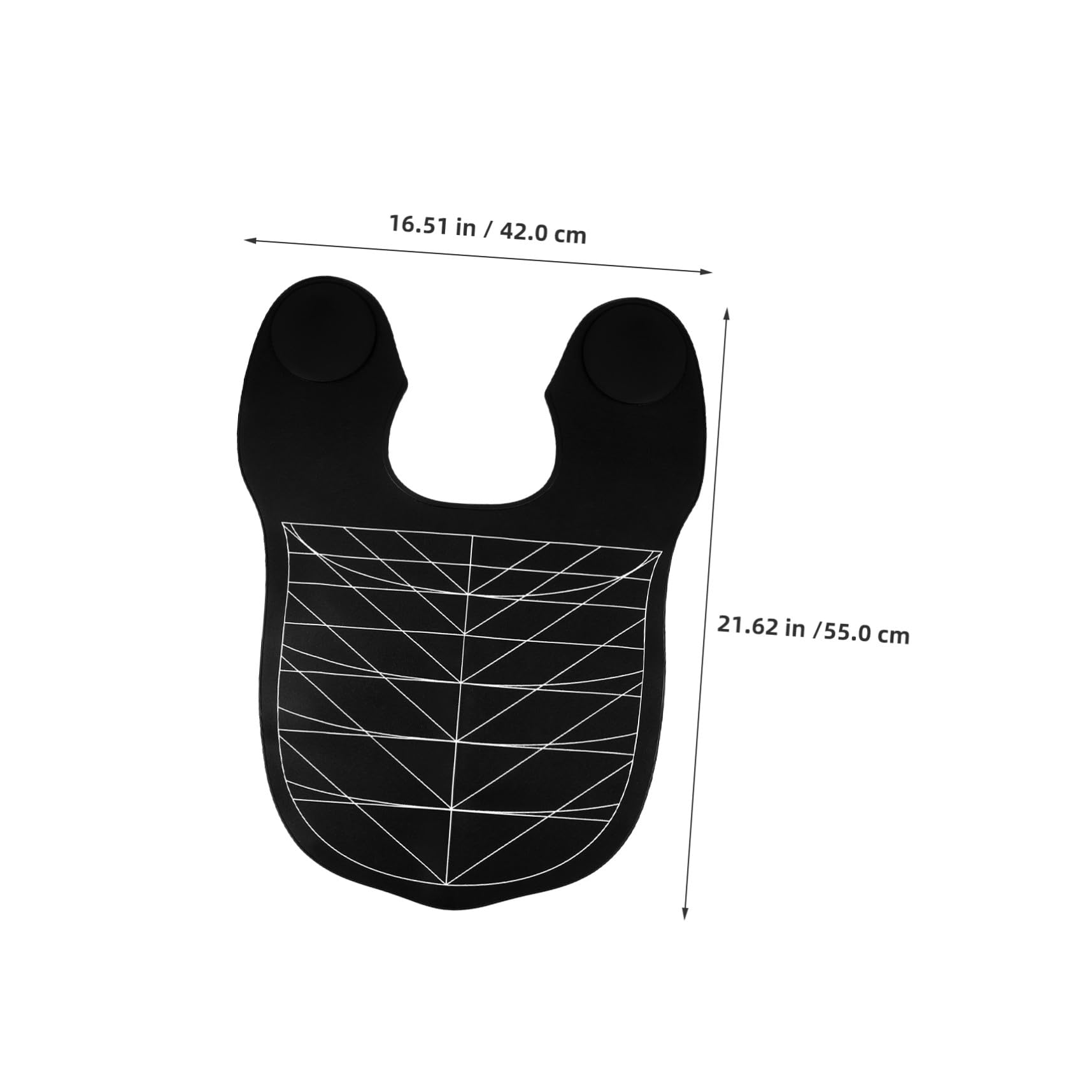 2 Sztuki Cape Cape Zespół do farbowania włosów Zapasy do cięcia włosów szal Black