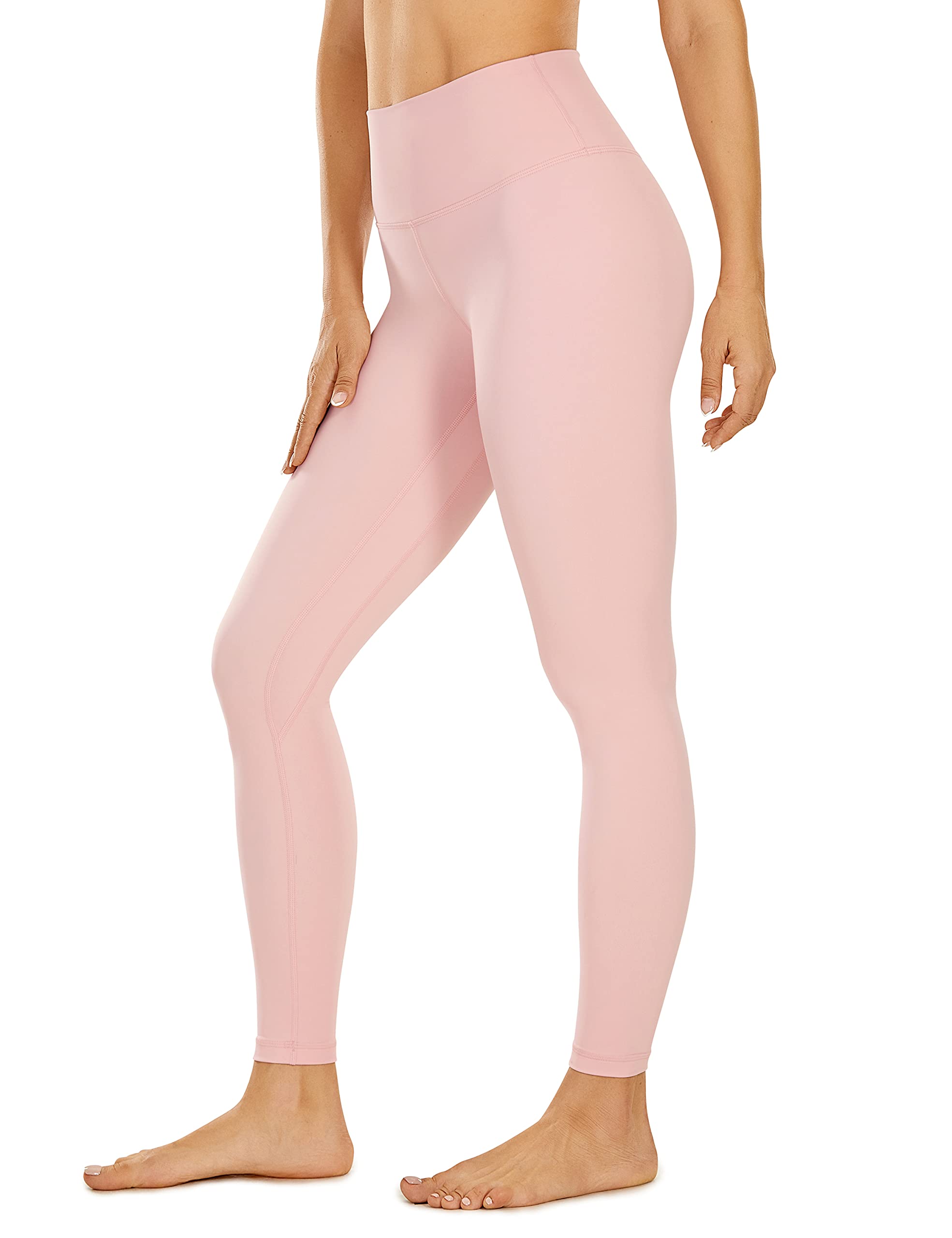 CRZ YOGA Womens Naked Feeling Leggings 25 Inches - High Waisted Workout Yoga Pants