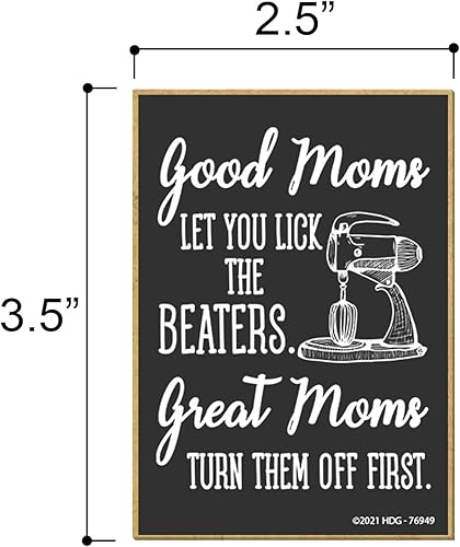 Miniatura 6 de Honey Dew Gifts, Dear Mom, I Get it Now Thank You, 3.5 pulgadas x 2.5 pulgadas, decoraciones de casillero, imanes para refrigerador, imanes para