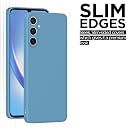 Pikkme Back Cover for Samsung Galaxy A34 5G | Camera Protection Shockproof Soft Matte Silicone Bumper Case (Aqua Blue) gallery image