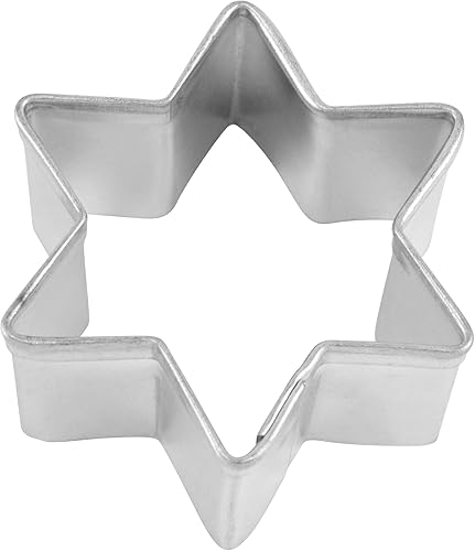 Miniatura 1 de R&M Mini Star - Cortador de galletas de seis puntos en acero estañado duradero, económico