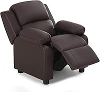 Vista 1 de HONEY JOY Silla reclinable para niños, silla de descanso 2 en 1 con reposabrazos, reposapiés ajustable y reposacabezas, silla reclinable para niños