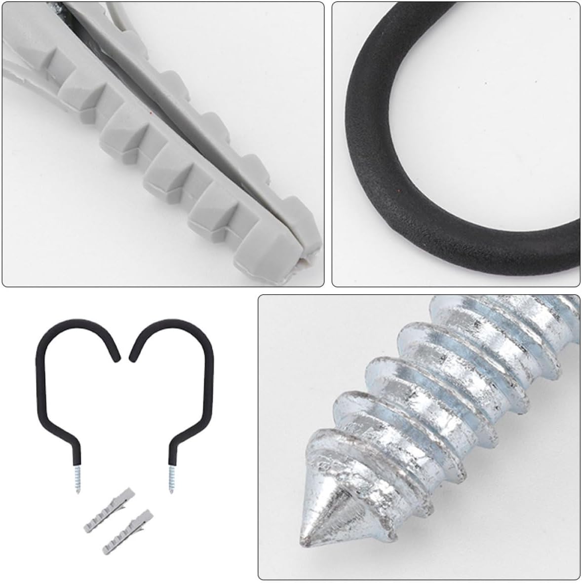 10 Pack Iron Bike Hooks for Garage Wall Mount Storage image 4