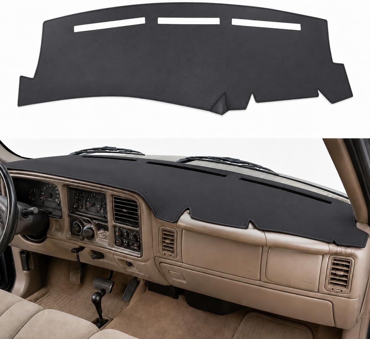 Dash Cover Compatible with 2007–2011 Toyota Camry, Dashboard Cover Sun Protection Mat