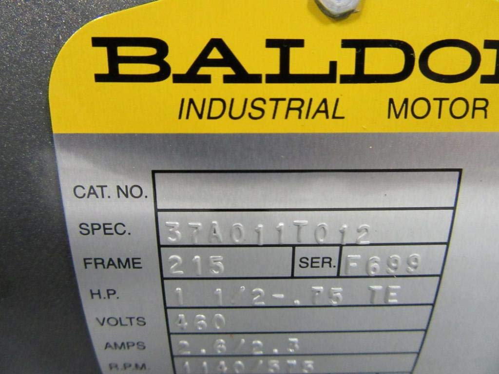 Baldor 37A011T012 Motor F59/4345