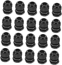 Uonlytech Conector De Cabo 20Pcs Protetor De Fio Conectores De Fio Elétrico Emenda De Fio Protetor De Cabo Prensa-Cabos Adaptador Acessórios Para Cabo Junta De Alívio De Pequeno