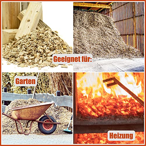 Hackschnitzel Kingpower Rindenmulch aus Kiefernholz, 20 kg