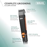 Wahl Canada Groom & Vac Pet Grooming Kit – Cordless Lithium Clipper, Trimmer & Nail Grinder with Vacuum Hose for Mess‑Free Grooming, USB‑C Rechargeable – Model 58496