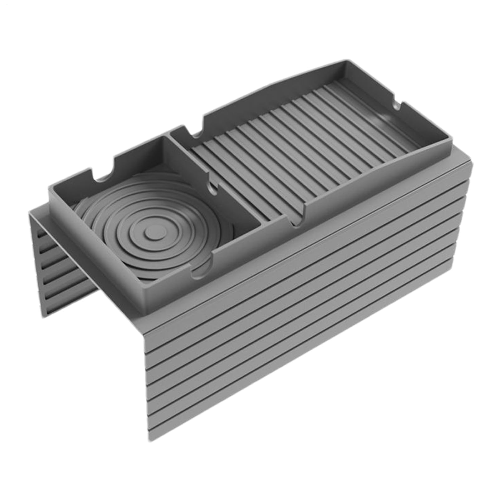 Mesa con reposabrazos para sofá y posavasos multifuncional de salón