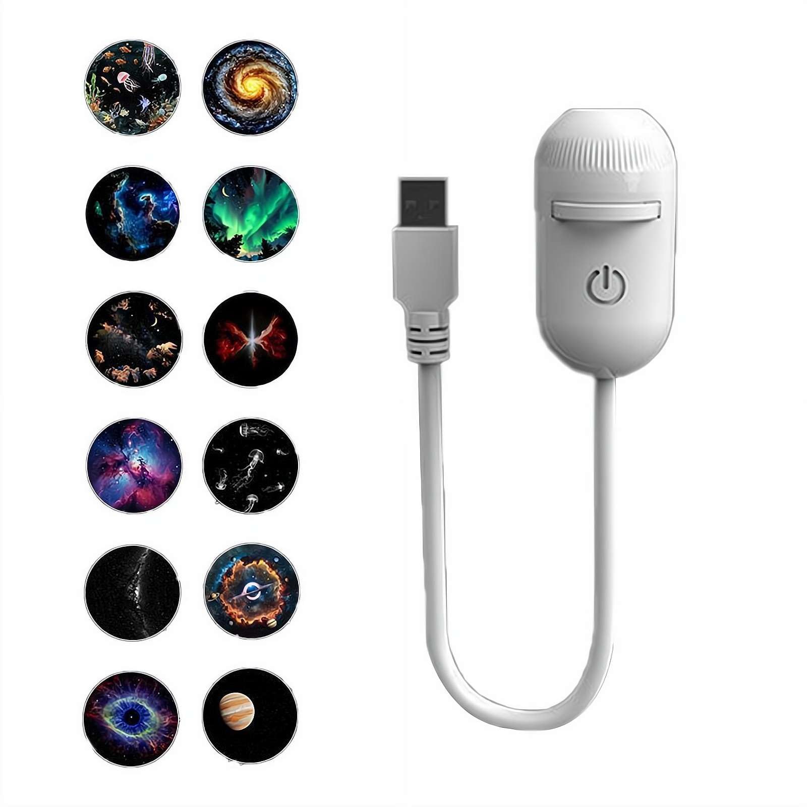 Amazon.co.jp: 2-in-1 ギャラクシープロジェクターナイトライト、2-in