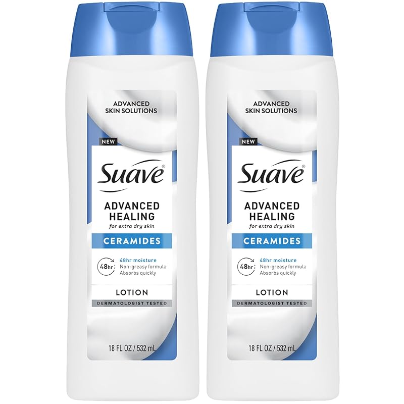 Loção corporal Suave com ceramidas, Pacote com 2 — 532 mL cada