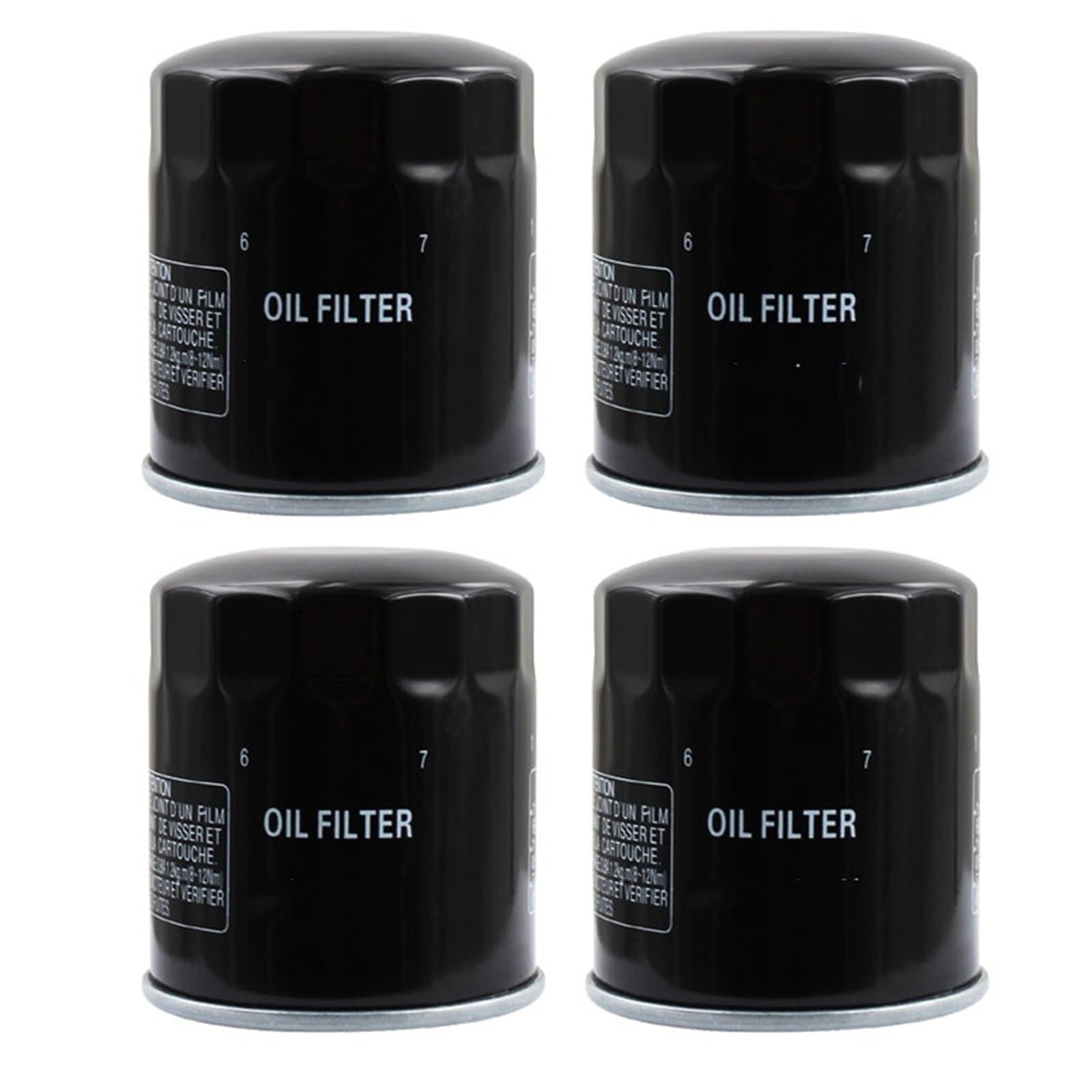 filtro de aceite Rejilla de filtro aceite para KAWASAKI GPZ500S ZXR400R ZX7RR ZX750 VN400 ZZR500 EX500 ZXR750R Reemplazar(4pcs)