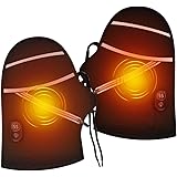 [OBEST] ハンドルカバー バイク 自転車 電熱 防寒グローブ バイク 防風 滑り止め インテリジェント発熱 プラッシュ PI発熱シート 4000mAh 長い航続時間 夜間反射帯 電熱ハンドルカバー アウトドア 通勤通学 冬 保温 寒さ対策 防寒グッズ プレゼント ギフト クリスマス ブラック 黒