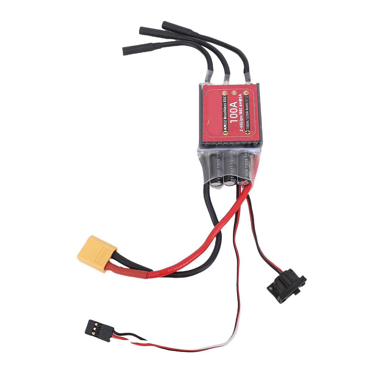 Open Source 100A Brushless ESC do 3650 3665 3670 3674 Silników