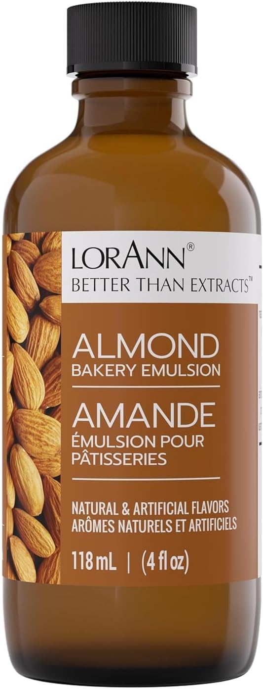 LorAnn Oils Almond Bakery Emulsion, 4 ounce bottle