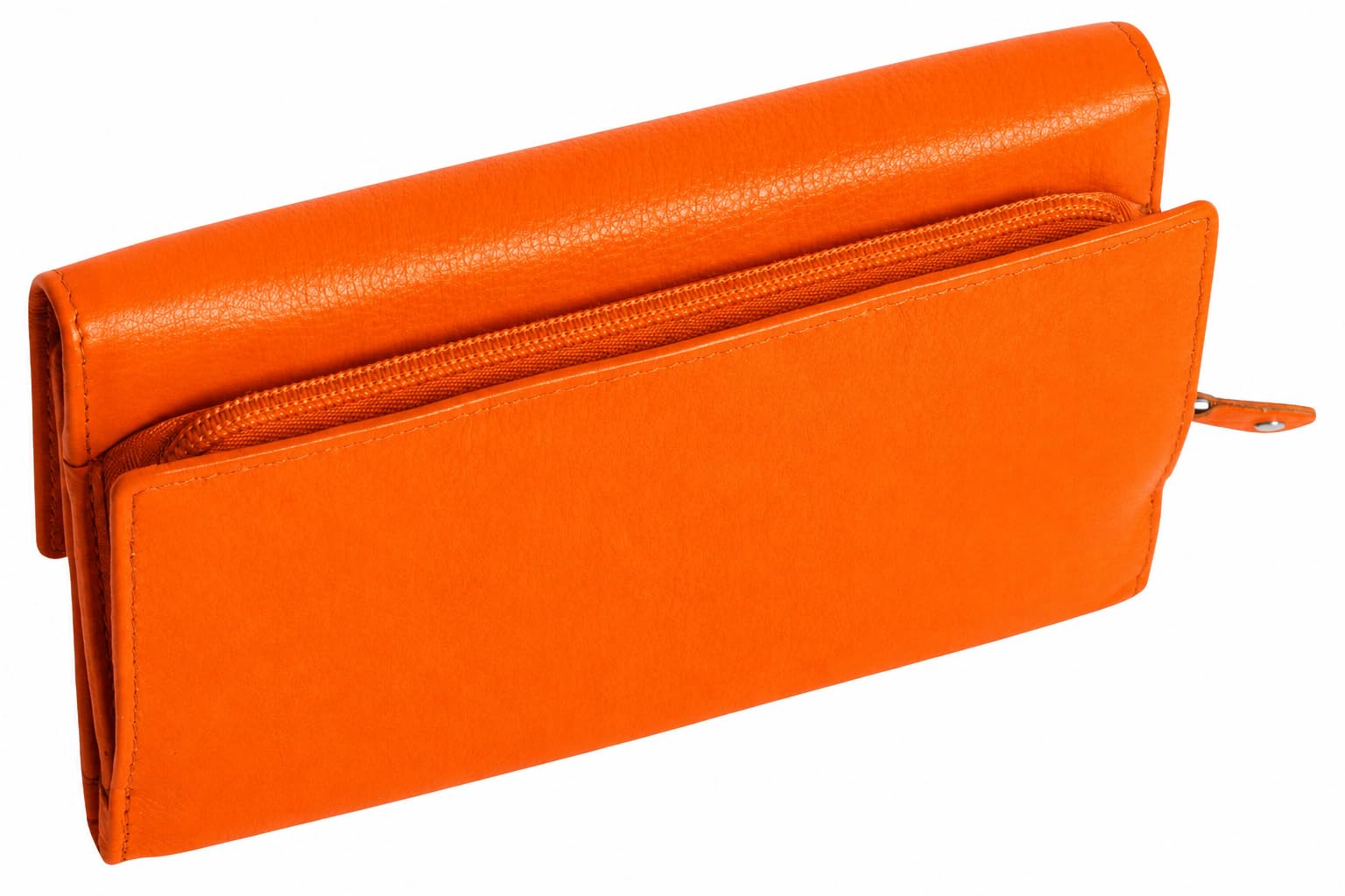 SADDLER Ellen - Portafoglio grande in vera pelle RFID da donna, lussuoso pochette con 20 scomparti per schede, tasca portamonete con cerniera e scatola regalo, elegante organizer per viaggi, contanti