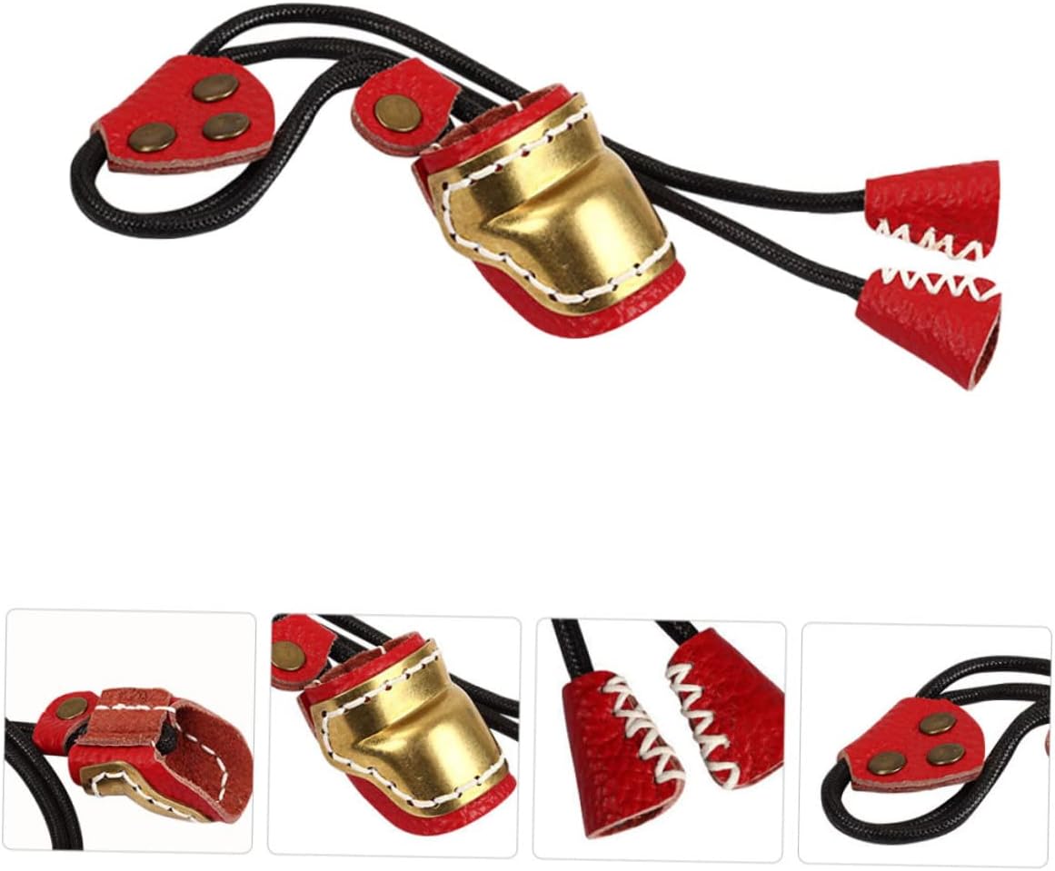 VANZACK 5pcs Archery Finger Guard Thumb Protector Bowstring Finger Saver for Shooting Archery Glove