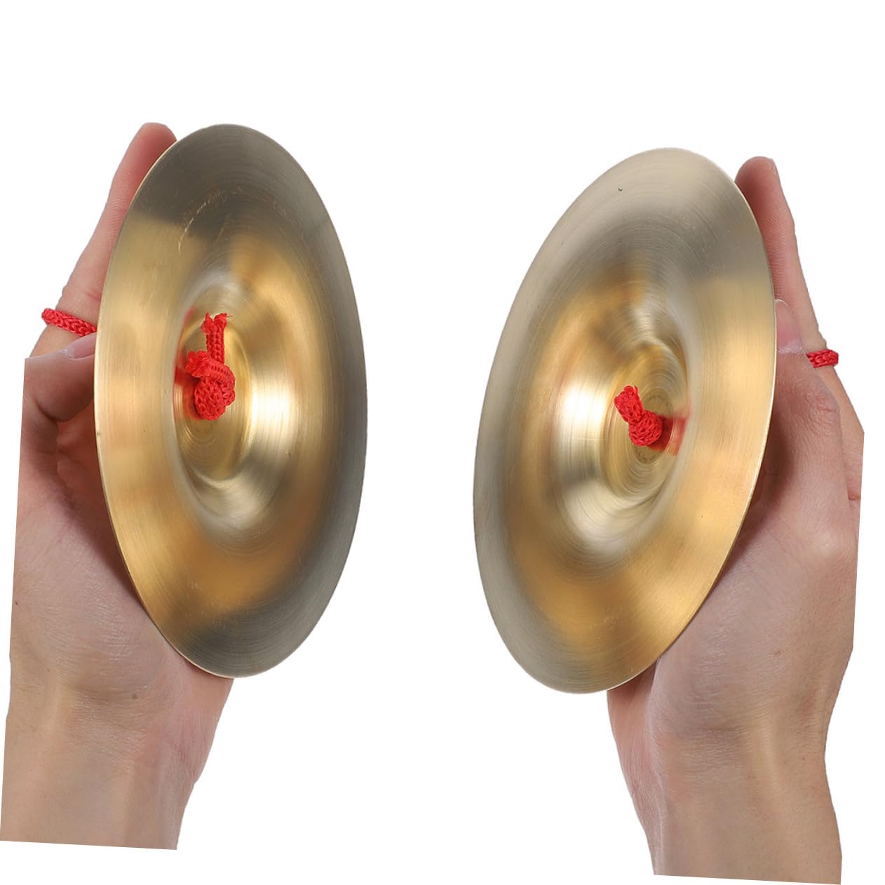 4 Stück Goldene Kupfer Schlagbecken 15cm Handzimbeln