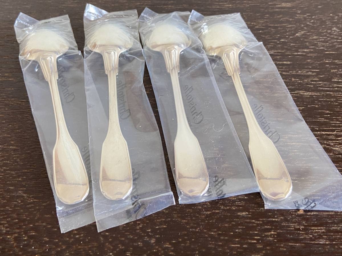 クリストフル/Christofle銀メッキ製ティースプーン3本セット