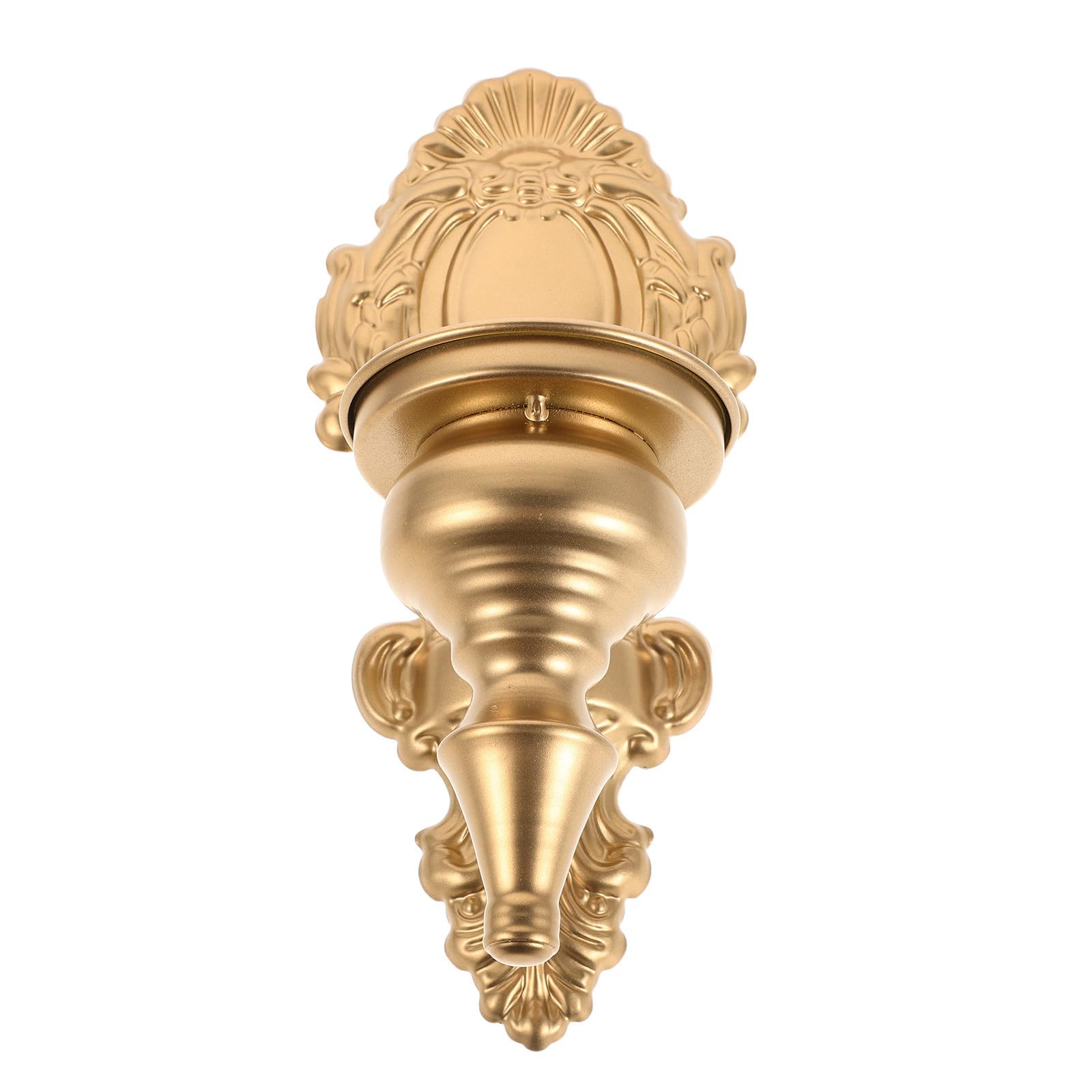 Candelabro de pared de hierro dorado resistente al óxido STOBAZA con acabado elegante