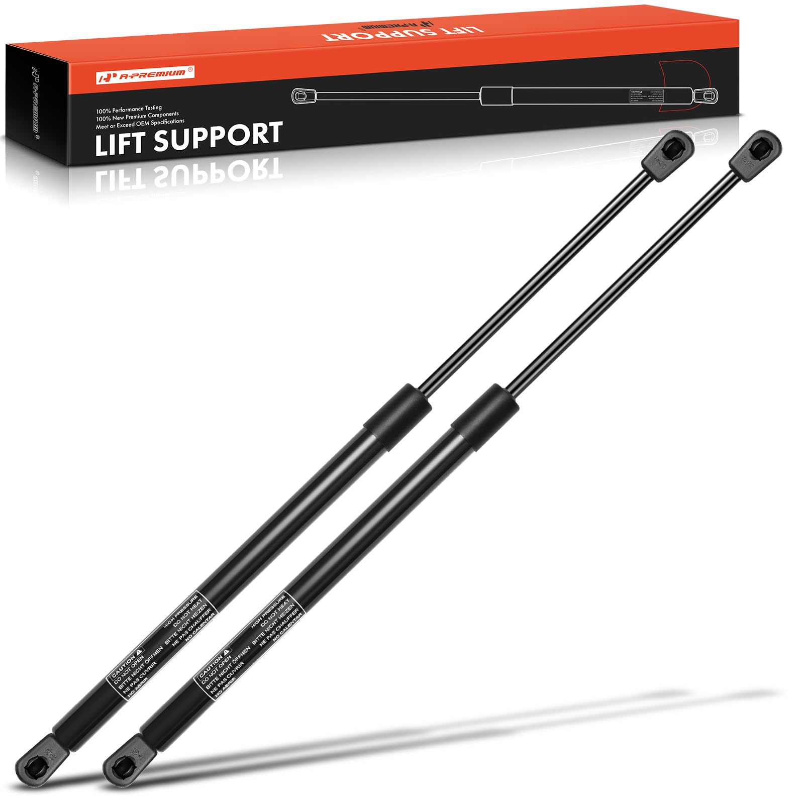 Amazon.com: A-Premium Rear Window Lift Supports Shock Struts