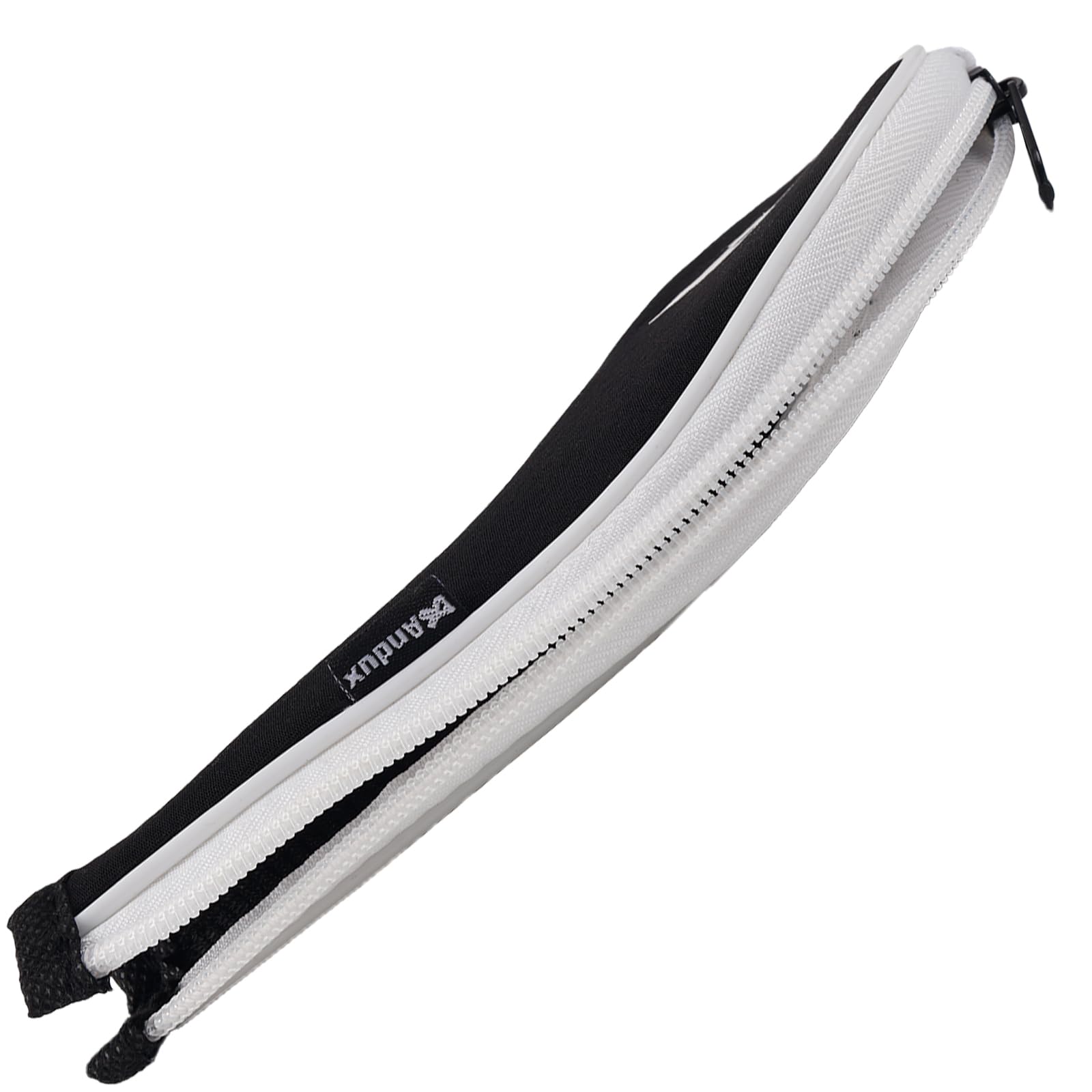 Andux La Tête de Club de Fer de Golf d'impression de Nombre Couvre Le Long Cou avec la Tirette Lot de 12 Noir/Blanc