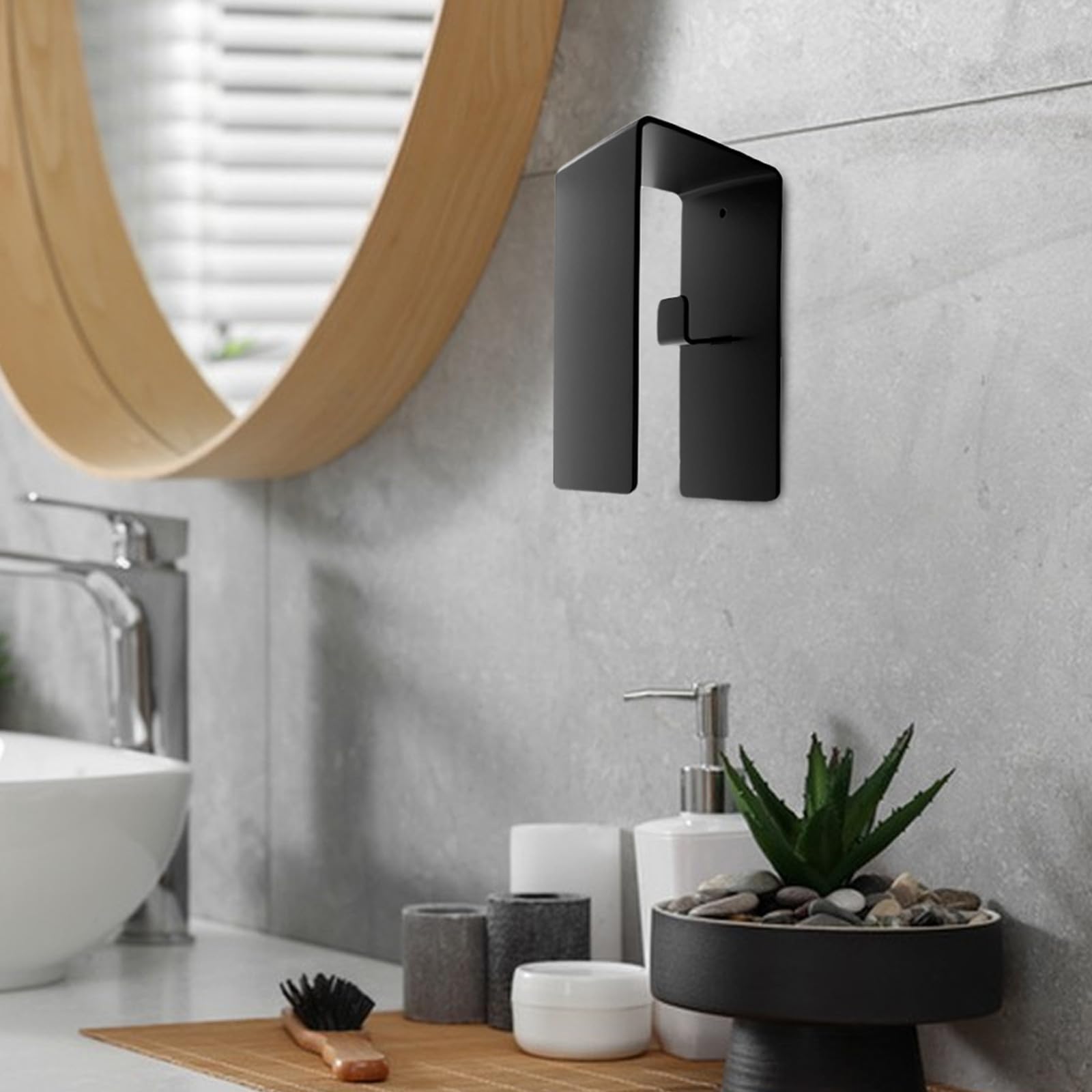 Lot de 4 Porte-Serviettes adhésifs - Porte-Serviettes Mural Moderne et Peu encombrant - Support adhésif en Acier Inoxydable pour Salle de Bain, Douche et Cuisine