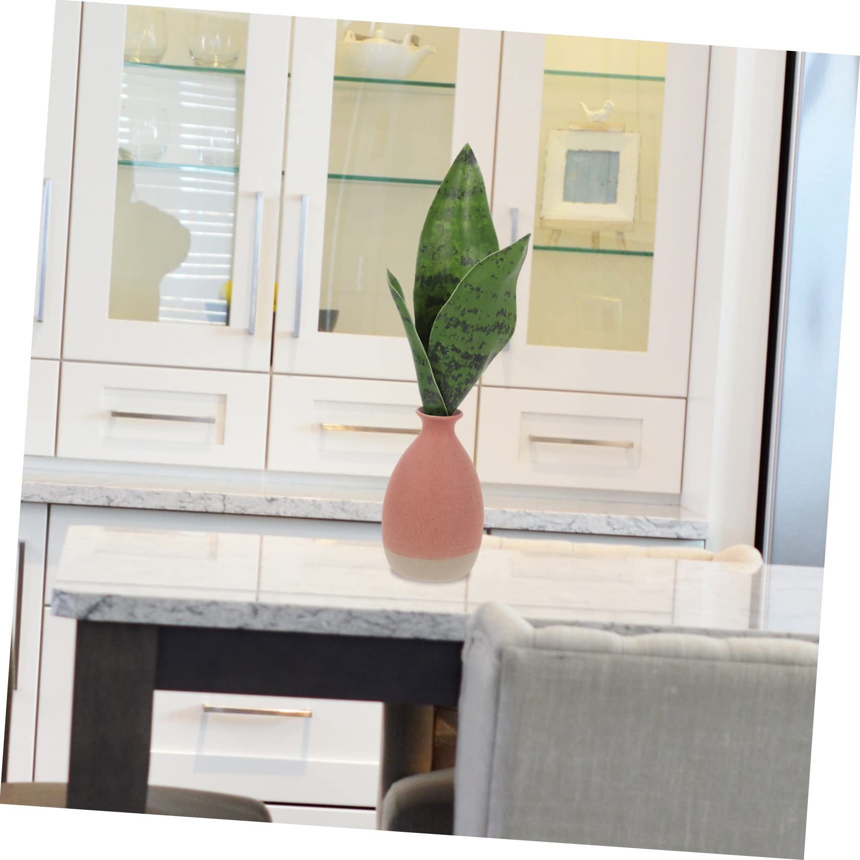 Amosfun 10pezzi Decorazione Artificiale Sansevieria Vividissima Fake Per Ed Per Uffici e Casa e Facile