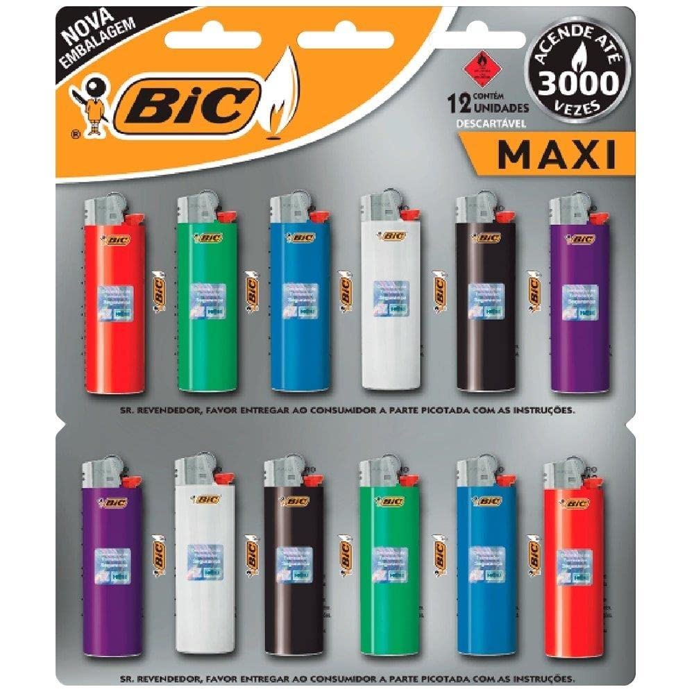 ISQUEIRO A GAS BIC GRANDE