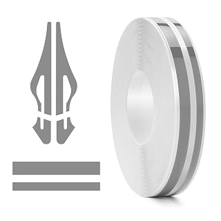 Car Pinstriping Tape, 32Ft Car Vinyl Striping Tape Stripe Decal Waistline Body Side Striping Tape Emblems Trim for DIY Car Racing Motorcycle SUV Pickup (Gray)