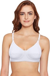 BODYCARE Women's Cotton Blend Full Coverage Non Padded Bra(Pack Of 3) Price In India