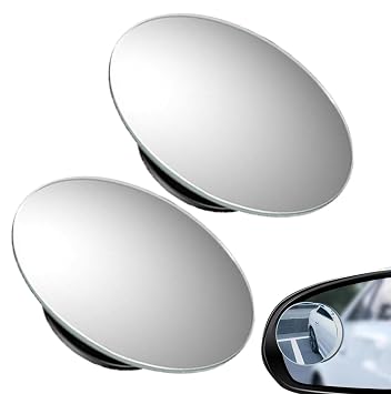 Side View Mirror Blind Spot Car Blind Spot Mirror, Auto Wide Angle Blind Spot Mirror, 2 Pack, Adjustable Rear Passenger Convex Mirror for Truck Car Auto Magnified Image